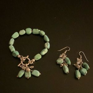 Bracelet et boucle d oreilles
